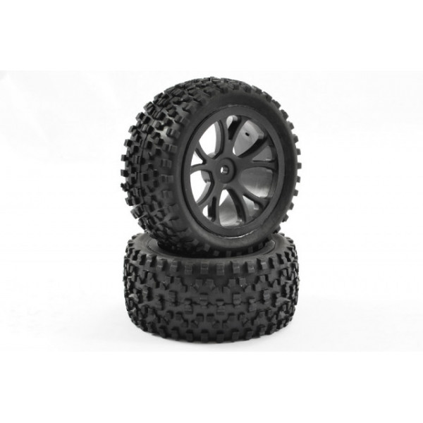 Roti buggy 4x4 spate 1/10, FASTRAX CUBOID cu Spite, hex 12mm