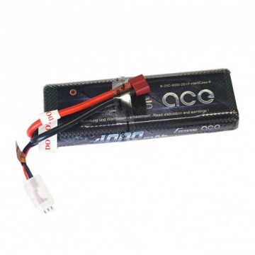 Acumulator LiPo Automodele 4000mAh 7.4V Hard Case - Img 1