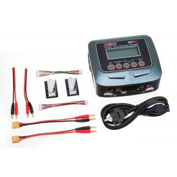 Incarcator Profesional Universal SkyRC D100AC/DC cu doua porturi , 100W - Img 5