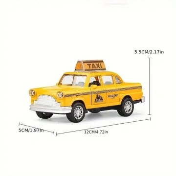 Macheta Taxi New York Checker Cab Diecast , scara 1/32