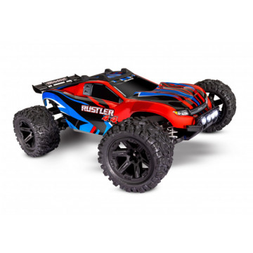 Automodel Traxxas Rustler 4x4 TQ Brushed cu lumini