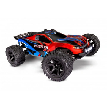 Automodel Traxxas Rustler 4x4 TQ Brushed cu lumini