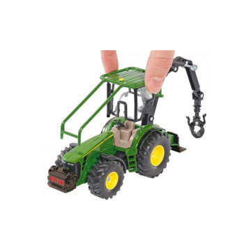 Macheta tractor forestier diecast John Deere, SIKU, scara 1/50 - Img 3