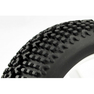 Roti automodele buggy 1/8, cu cauciucuri "Bone Block" si jante cu spite, Fastrax - Img 2
