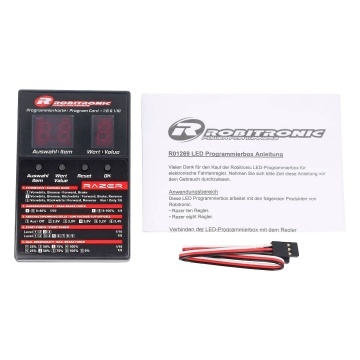 card programare variatoare brushless automodele rc