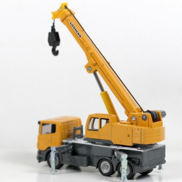 Macheta Camion cu macara cu brat telescopic SIKU, scara 1/87 - Img 4