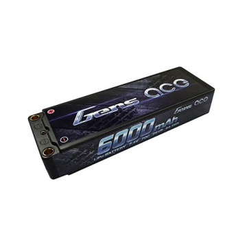 Acumulator LiPo GENS ACE 6000mAh 7.4V 70C Hardcase aprobat ROAR - Img 2