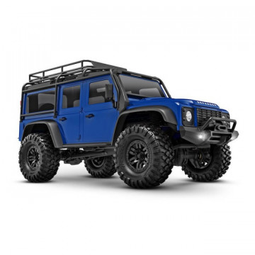 Automodel rc Traxxas TRX-4M Land Rover 1/18 Trail Crawler 4x4, Albastru