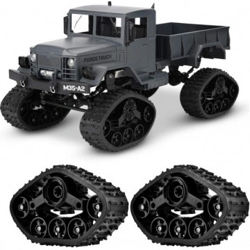 Camion cu telecomanda Dodge M35 cu senile 1/16 4x4 cu lumini