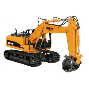 Excavator brast  mare cu telecomanda HUINA , scara 1/14 2.4Ghz -16 Functii