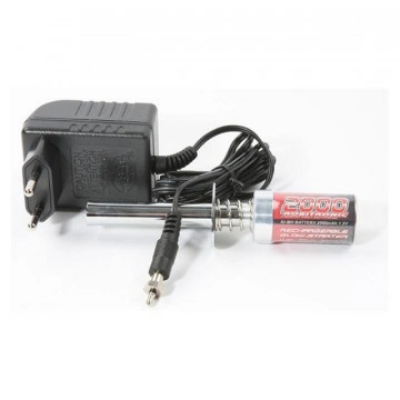 Incalzitor bujii Robitronic pentru automodele nitro, 2000 mAh