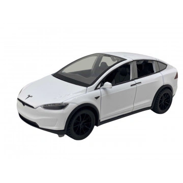 Macheta Tesla Model X diecast 1/32, cu lumini