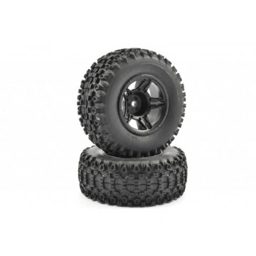 Roti automodele Short Course 1/10, cu cauciucuri "Stinger" si jante 5 spite (Slash Spate/FTX Torro)