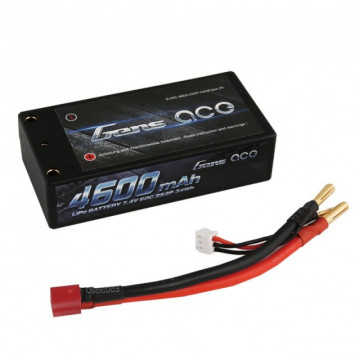 Acumulator Gens ace 4600mAh 7.4V 60C 2S2P Lipo Hard Case, Shorty - Img 2