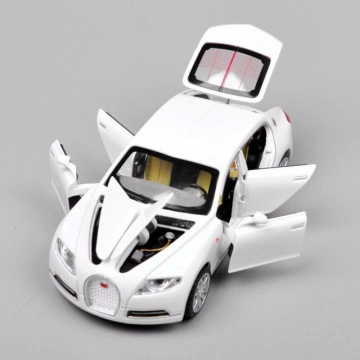 Macheta Bugatti 16C Galibier diecast metal- Alb
