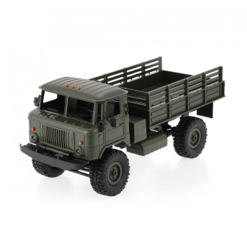 Masina cu telecomanda SST WPL-B24 Gaz-66 1/16 4x4 RTR, cu lumini - Img 3