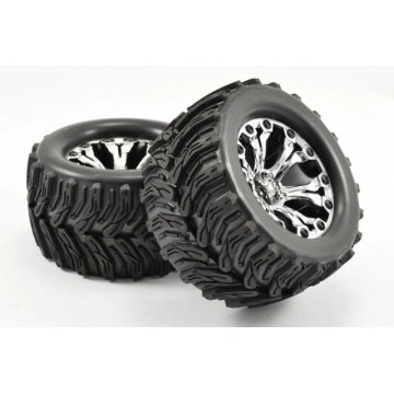 Roti pentru Monster Truck 1:10 MT Arrow , cu jante cu spite duble cromate