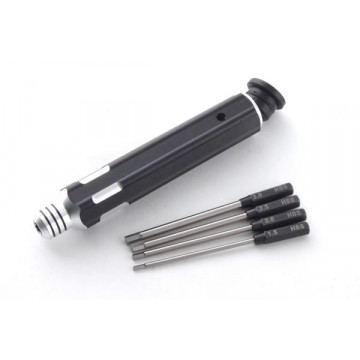 Set Surubelnita Fastrax cu 4 varfuri hexagonale metrice :1.5/2/2.5/3mm