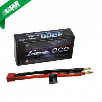 Acumulator Gens ace 4600mAh 7.4V 60C 2S2P Lipo Hard Case, Shorty - Img 1