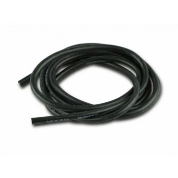 Cablu electric cu invelis siliconic 14 AWG, 1m , Negru