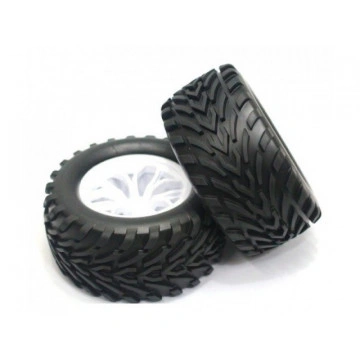 Roti pentru Monster Truck Mega-V 1/10 , cu jante cu spite albe