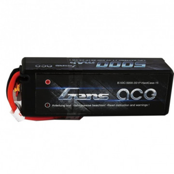 Acumulator Gens Ace 5000mAh 11.1 V 50C 3S1P Lipo HardCase - Img 3