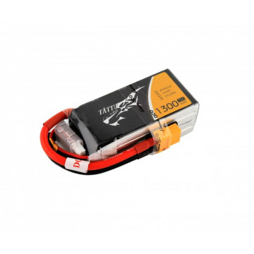 Acumulator Lipo pentru drone TATTU 1300mAh 14.8V 45C 4S1P
