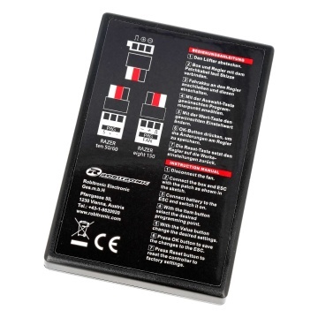 card programare variatoare brushless automodele rc