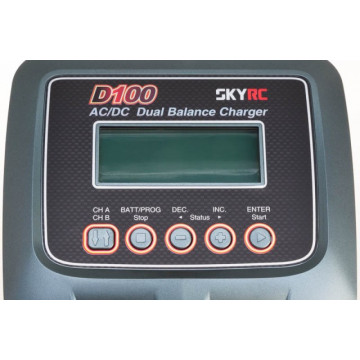 Incarcator Profesional Universal SkyRC D100AC/DC cu doua porturi , 100W - Img 2