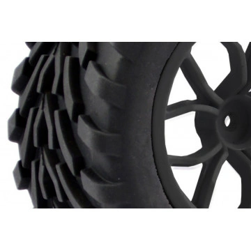 Roti pentru Monster Truck Mega-V 1/10 , cu jante cu spite negre