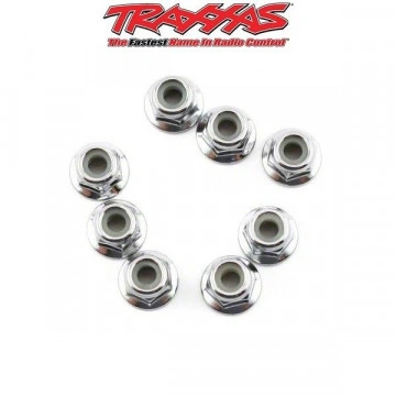 Set piulite roti M4 Traxxas , cu flansa si autoblocare