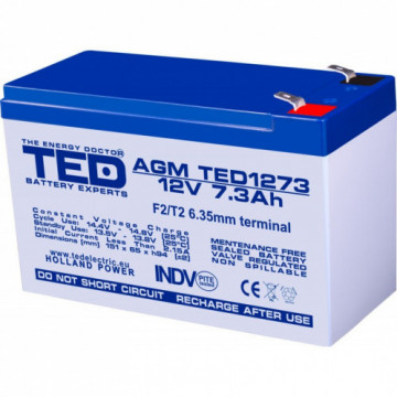 Acumulator navomodel plantat 12V Pb 7.3 Ah
