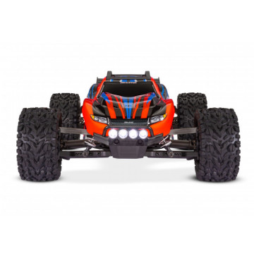 Automodel RC Traxxas Rustler 4x4 RTR cu lumini si baterii 