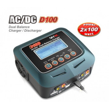 Incarcator Profesional Universal SkyRC D100AC/DC cu doua porturi , 100W - Img 3