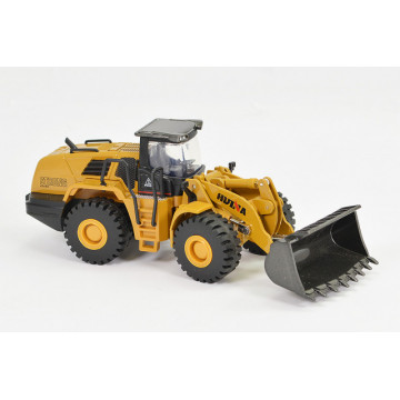 Macheta Tractor incarcator frontal diecast Huina, scara 1/50