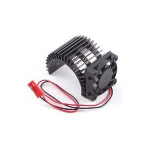 Radiator aluminiu cu ventilator lateral pentru motoare brushless