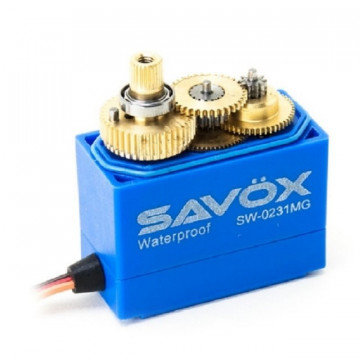 Servo digital waterproof SAVOX SW-0231MG 15kg/0.17s@6V - Img 4