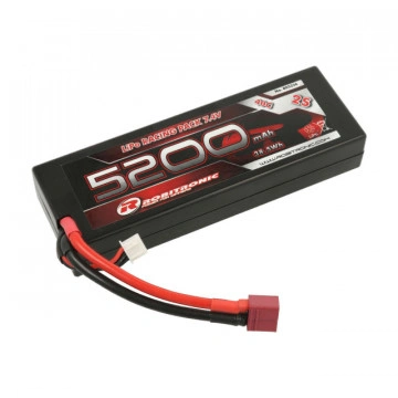 Acumulator Lipo 2s 5200 mAh 40C Robitronic pentru automodele