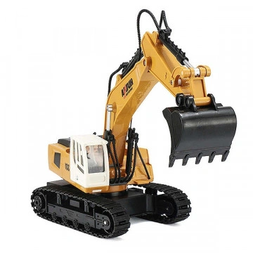 Excavator cu senile pe telecomanda Huina, scara 1/18 2.4Ghz RTR -9 Functii