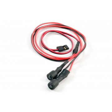 Kit 2 Led-uri  Angel Eyes Albastre cu flash-uri , pentru automodele - Img 1