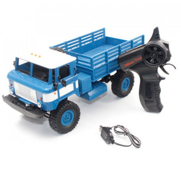 Masina cu telecomanda SST WPL-B24 Gaz-66 1/16 4x4 RTR, cu lumini - Img 8