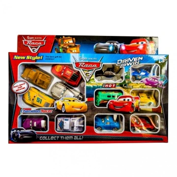 Set masinute Race Cars din plastic
