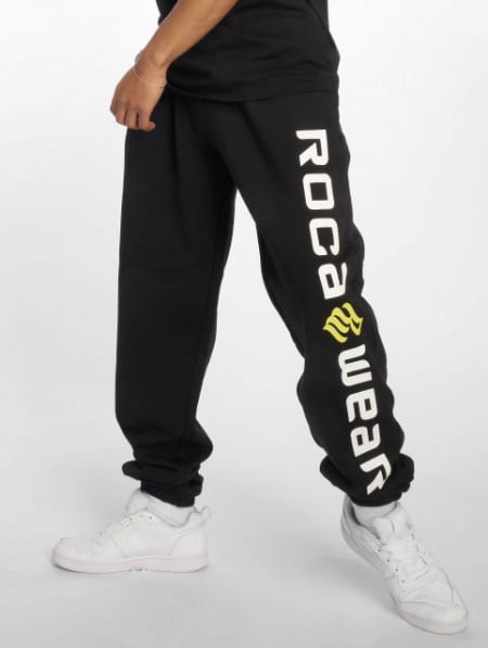 Rocawear Men Sweat Pant Basic Fleece in black