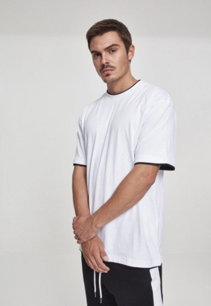 Contrast Tall Tee blk/red 3XL