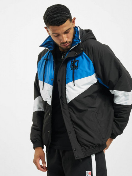 Jacket Karl Kani Padded Block Windrunner Jacket black/blue/white