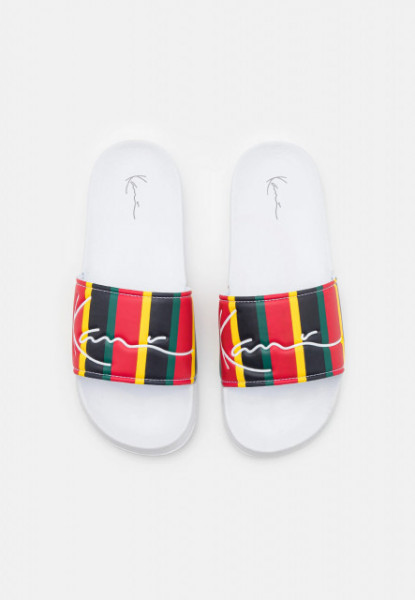 KANI - Signature Stripe Pool Slides red