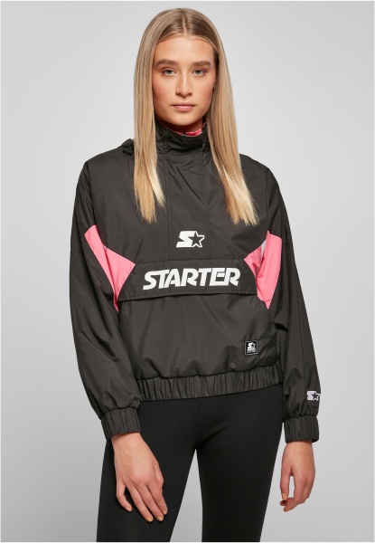 Ladies Starter Colorblock Halfzip Windbreaker