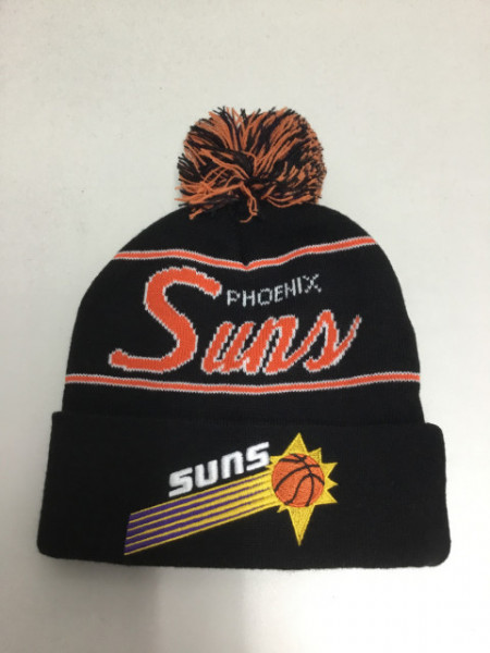 Mitchell & Ness Phoenix Suns NBA Script Pom Beanie black
