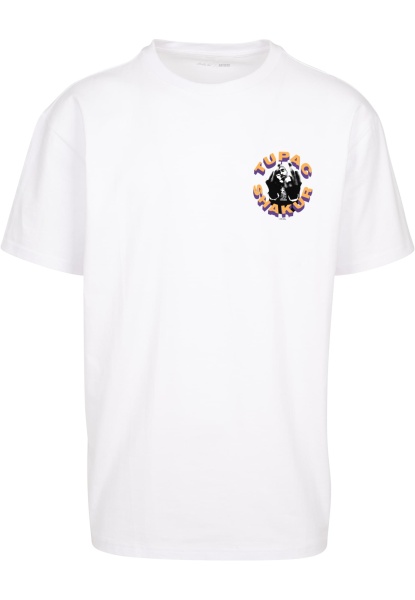 2Pac Toss it up Oversize Tee white L