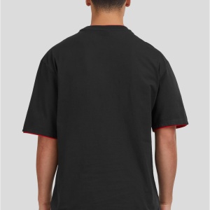Contrast Tall Tee blk/red 3XL - Img 9